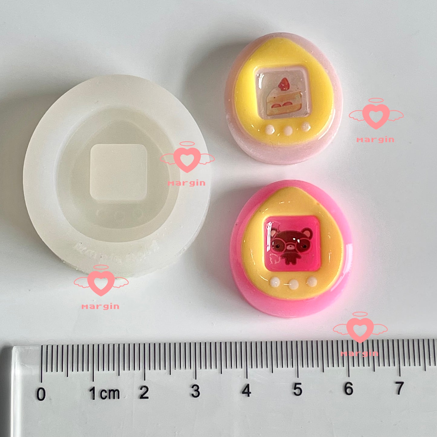 mini shaker molds, backed, 3d print, matte