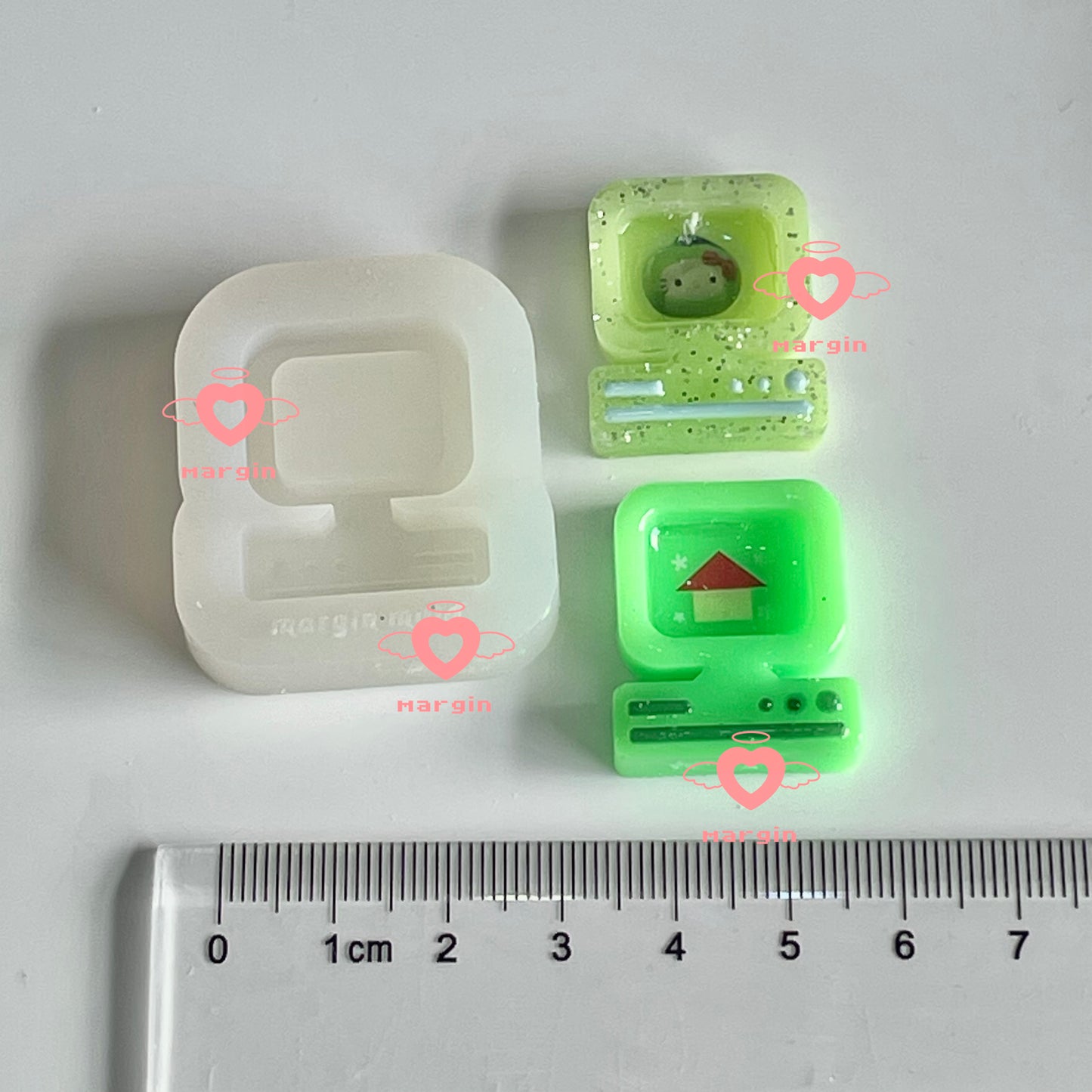 mini shaker molds, backed, 3d print, matte