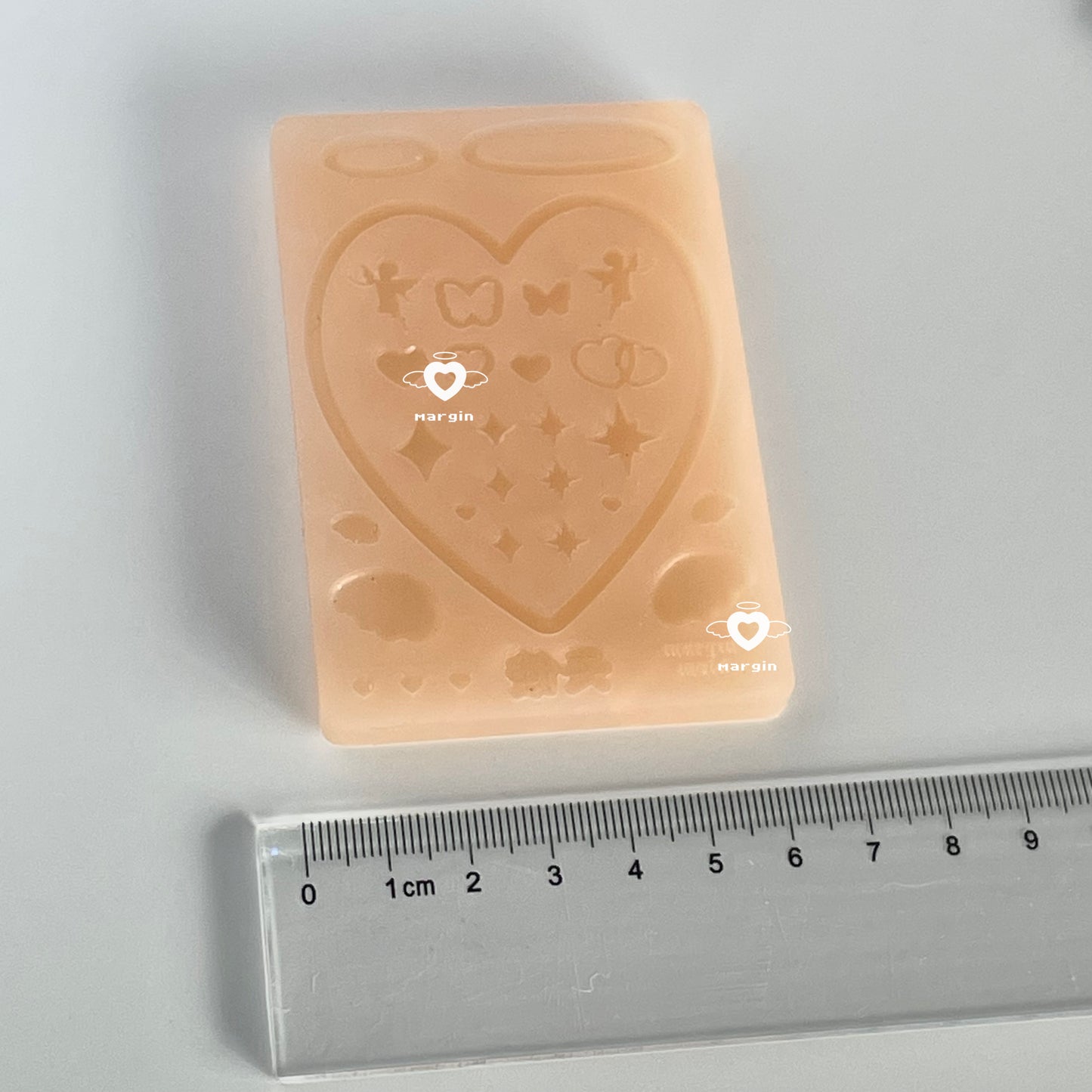 b002 bits mold angel sparkles, 3d print, matte