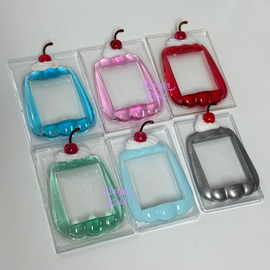 b173 b174 b175 cherry-on-top jelly frame mold, 3d print, shiny
