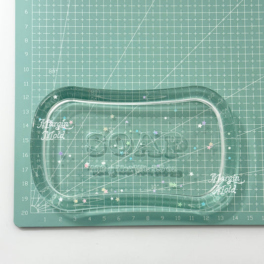t010 tray mold soap tray, acrylic, shiny