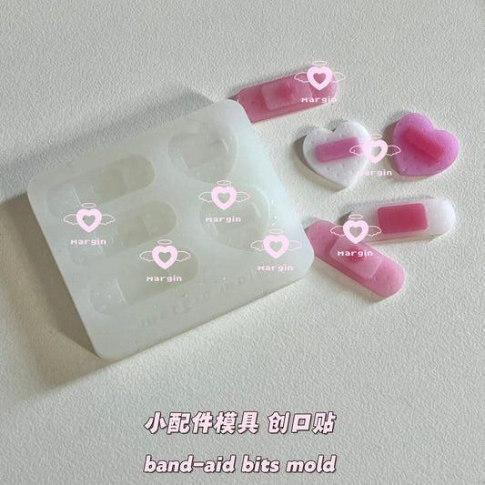 b022 bits mold mini band-aids, 3d print, matte