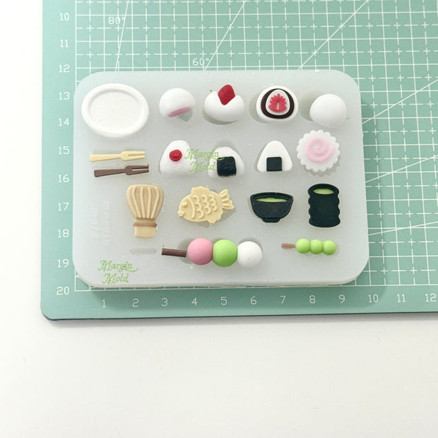 b028 bits mold Japanese food, 3d print, matte