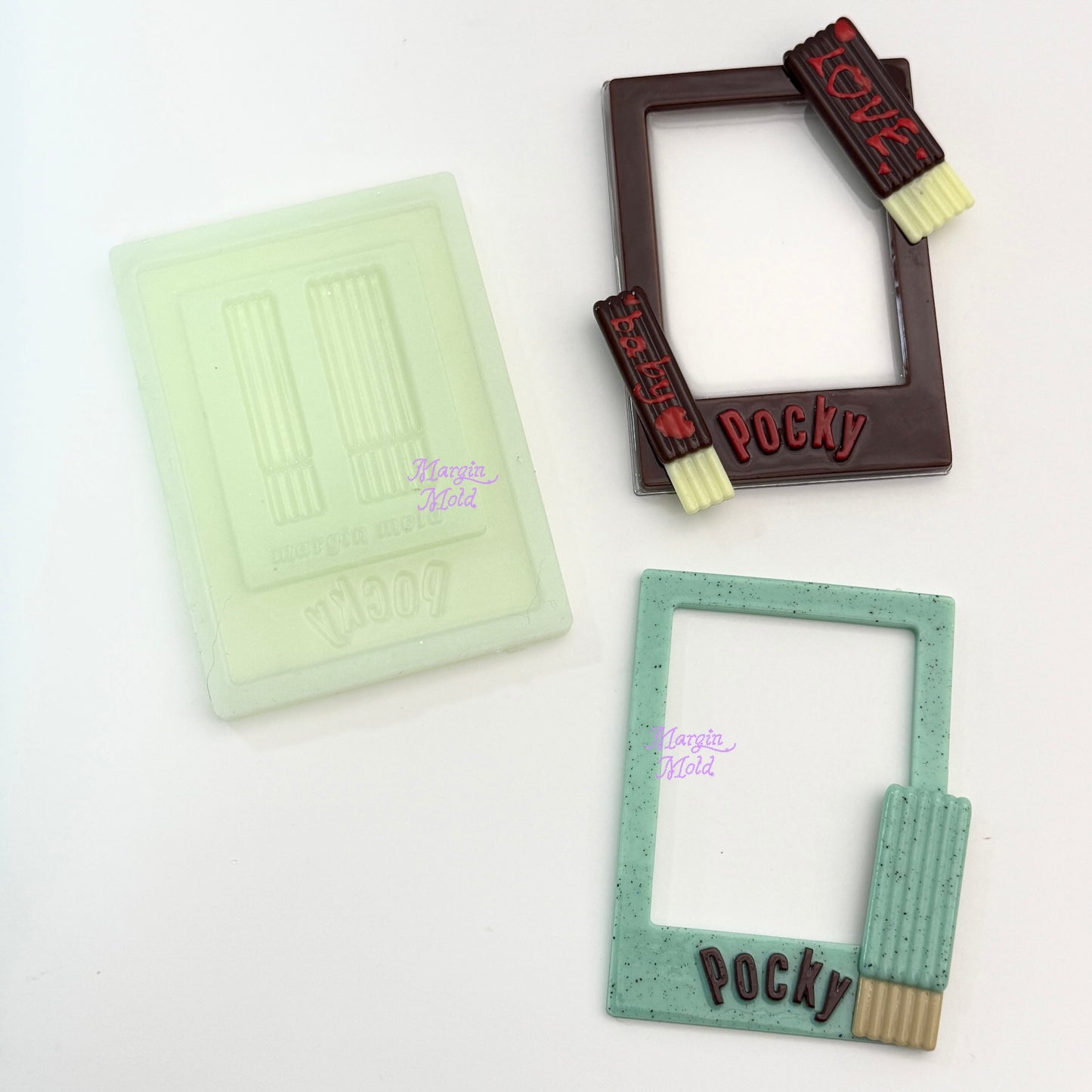 b183 pocky frame mold, 3d print, shiny