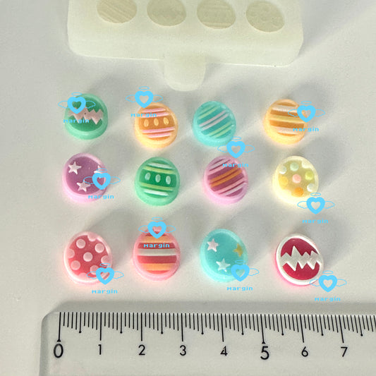 moonholic, b056 bits mold Easter eggs, 3d print, matte