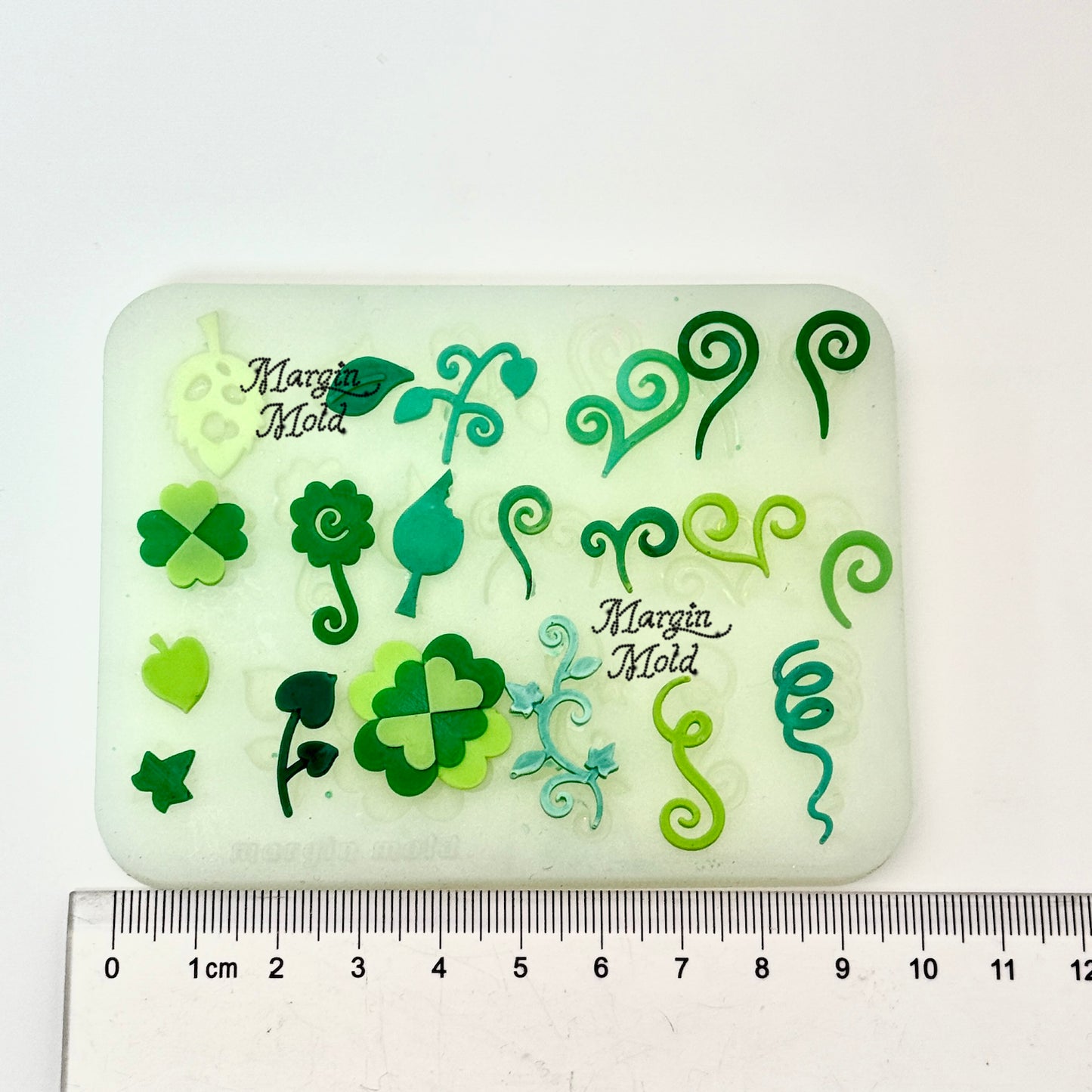 b134 bits mold botanical garden leaves bits mold, 3d print, matte