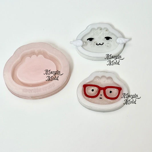 SK240 steamed bun baozi shaker mold, backed, acrylic, shiny