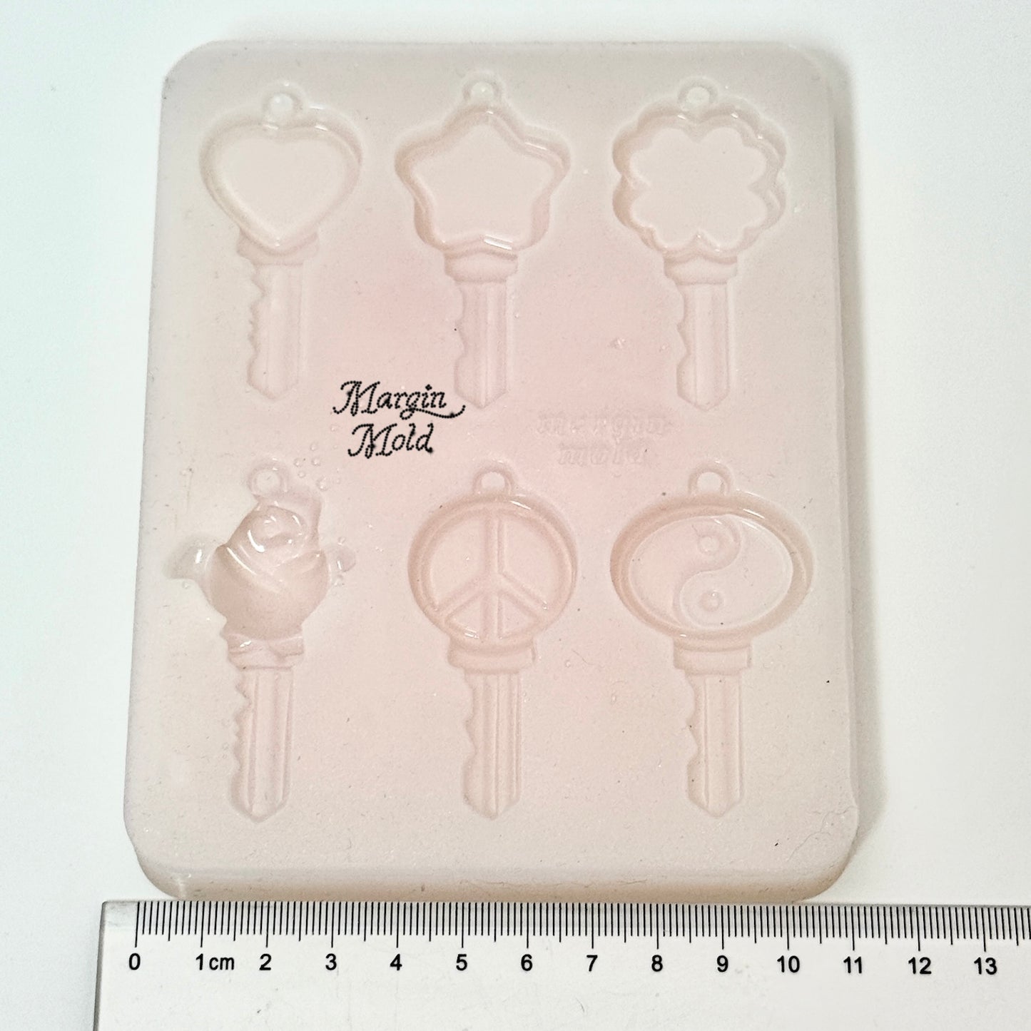 k140 kitsch key set mold, 3d printed, shiny