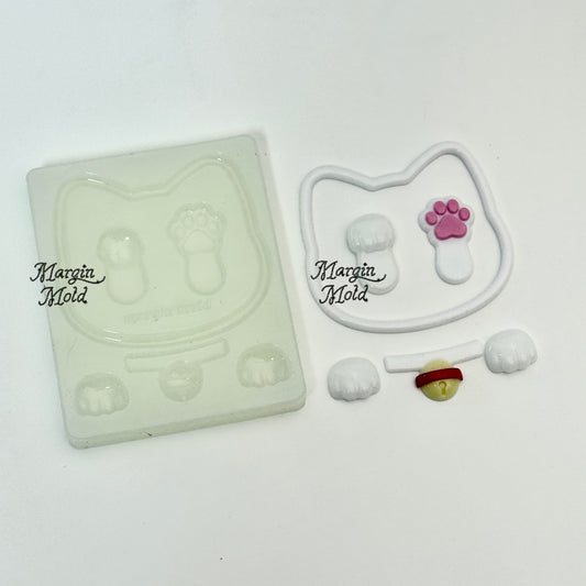 b131 bits mold pawfect kitty toploader bits mold, 3d print, shiny