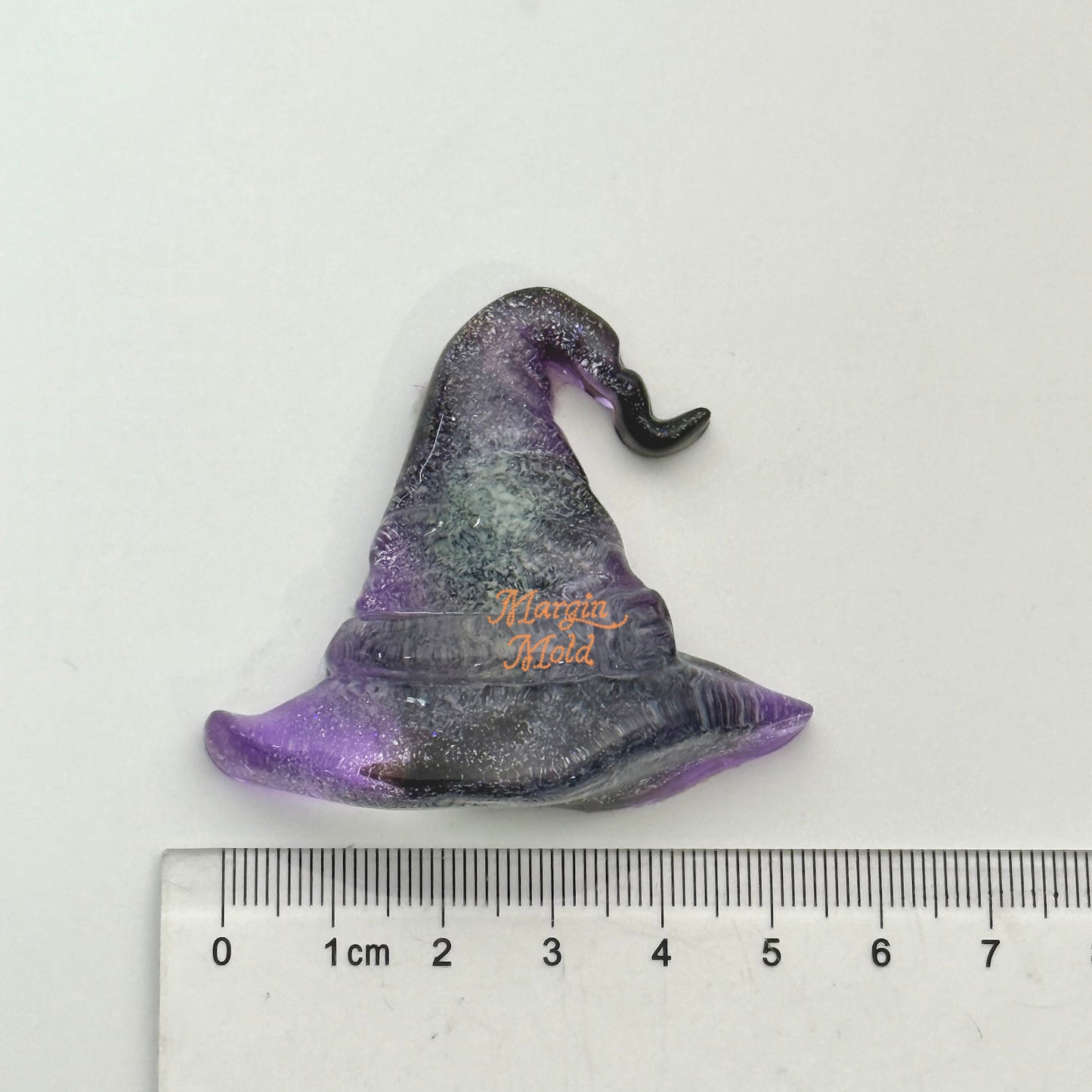 k153 witch's hat mold, 3d printed, shiny