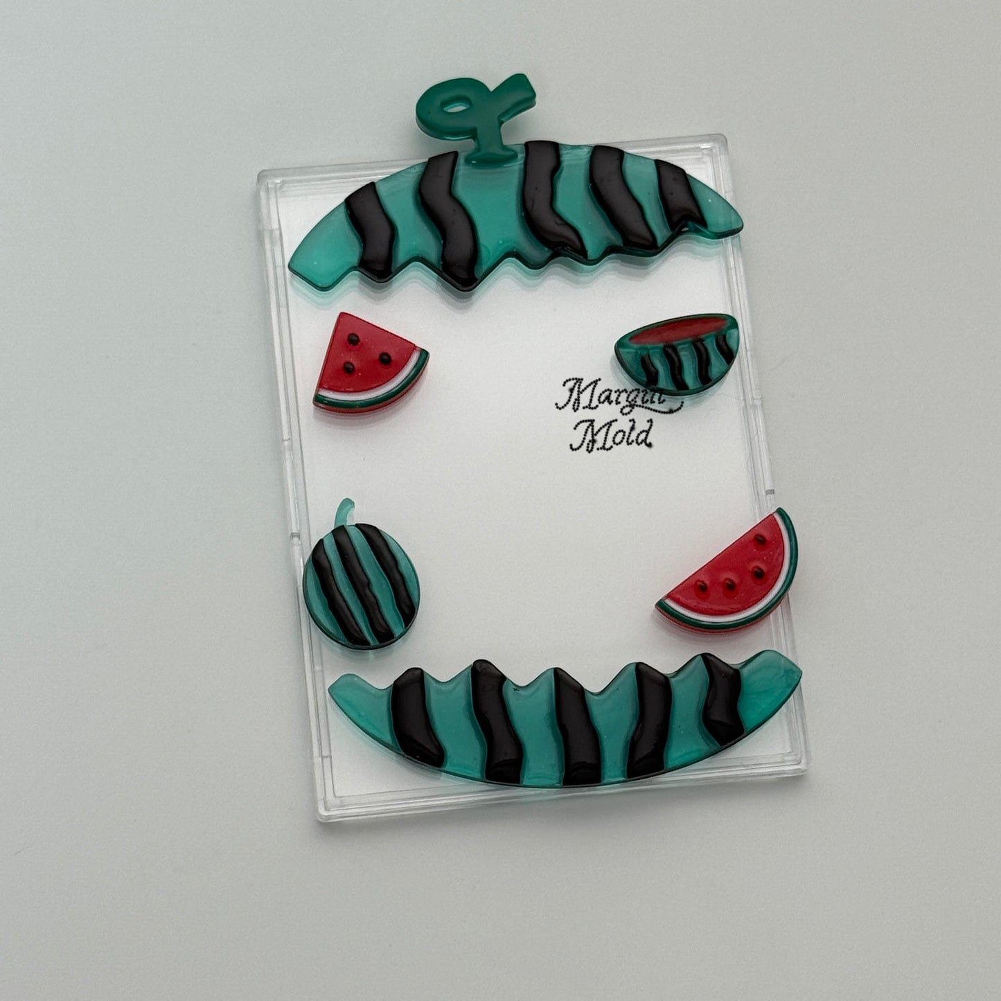 b143 bits mold watermelon frame bits mold, 3d print, shiny