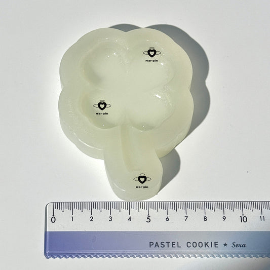 k084 3d clover griptok mold, 3d printed, shiny