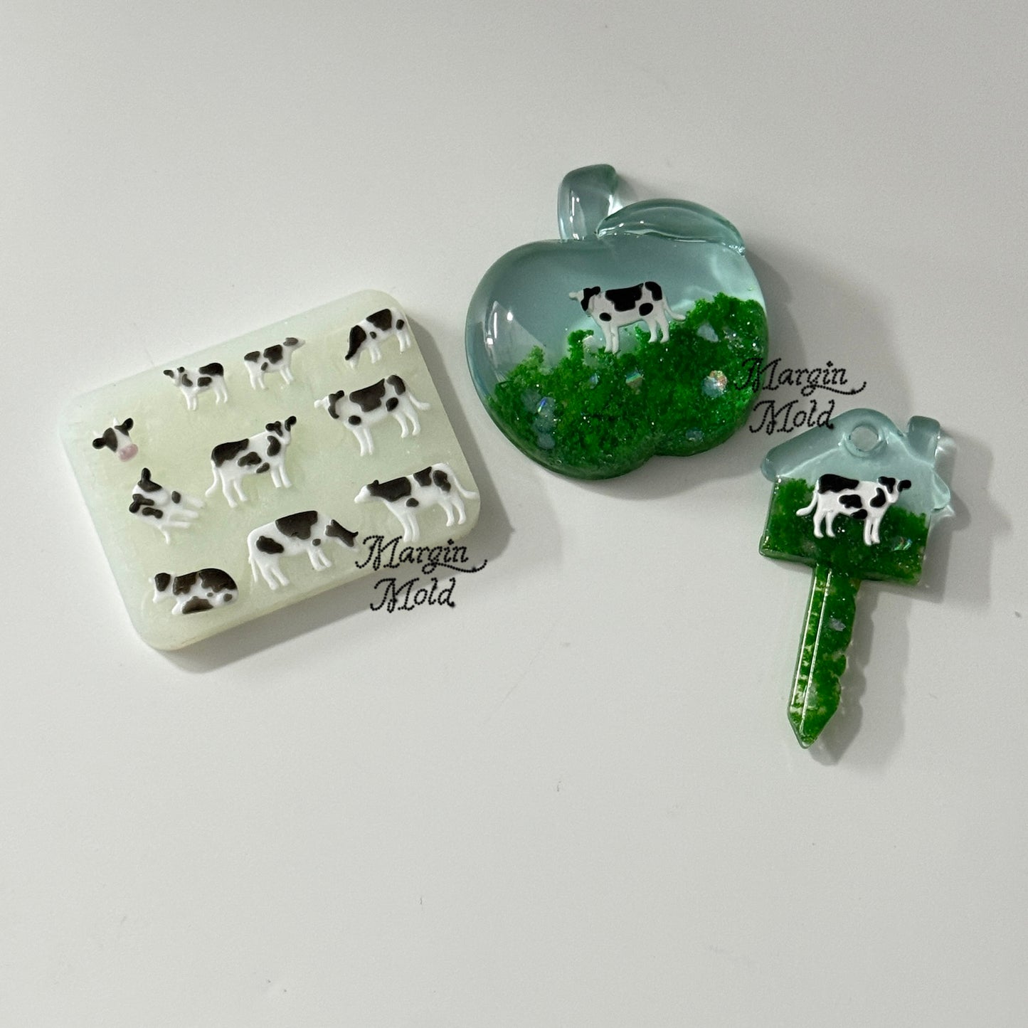 b146 bits mold cow bits mold, 3d print, matte