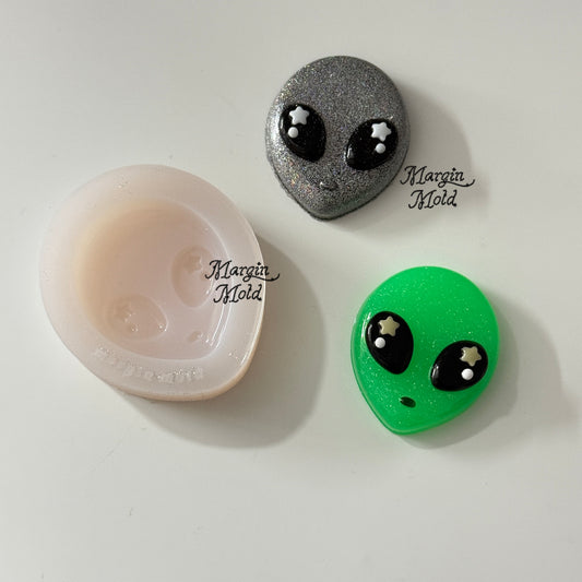 k168 alien mold, 3d printed, shiny