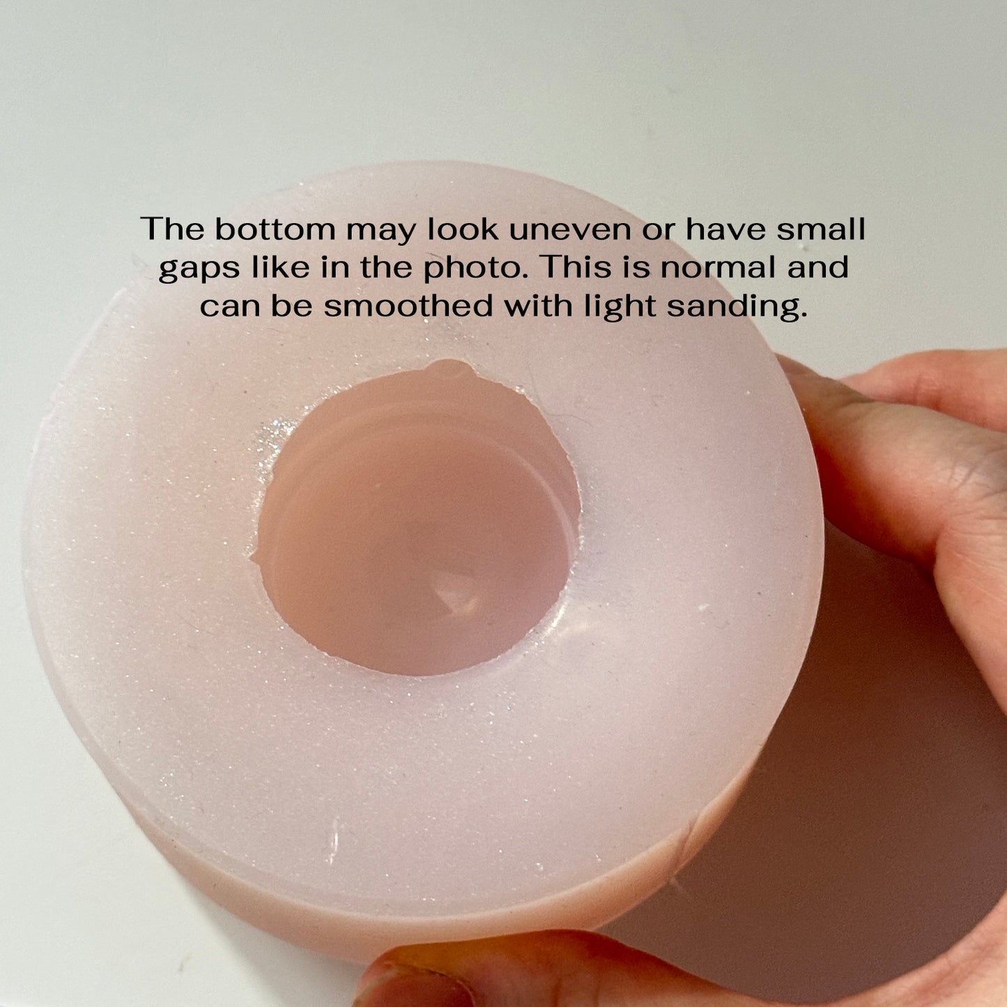 k166 3d UFO saucer mold, 3d printed, shiny