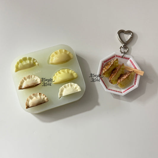 k170 mini dumplings mold, 3d printed, shiny