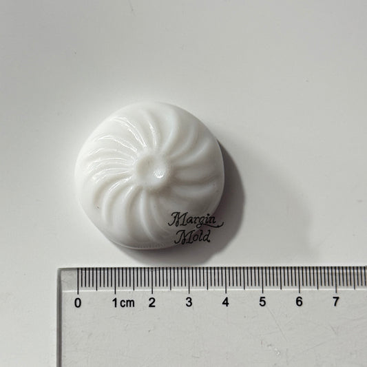 k171 3d steamed bun mold, 3d printed, shiny