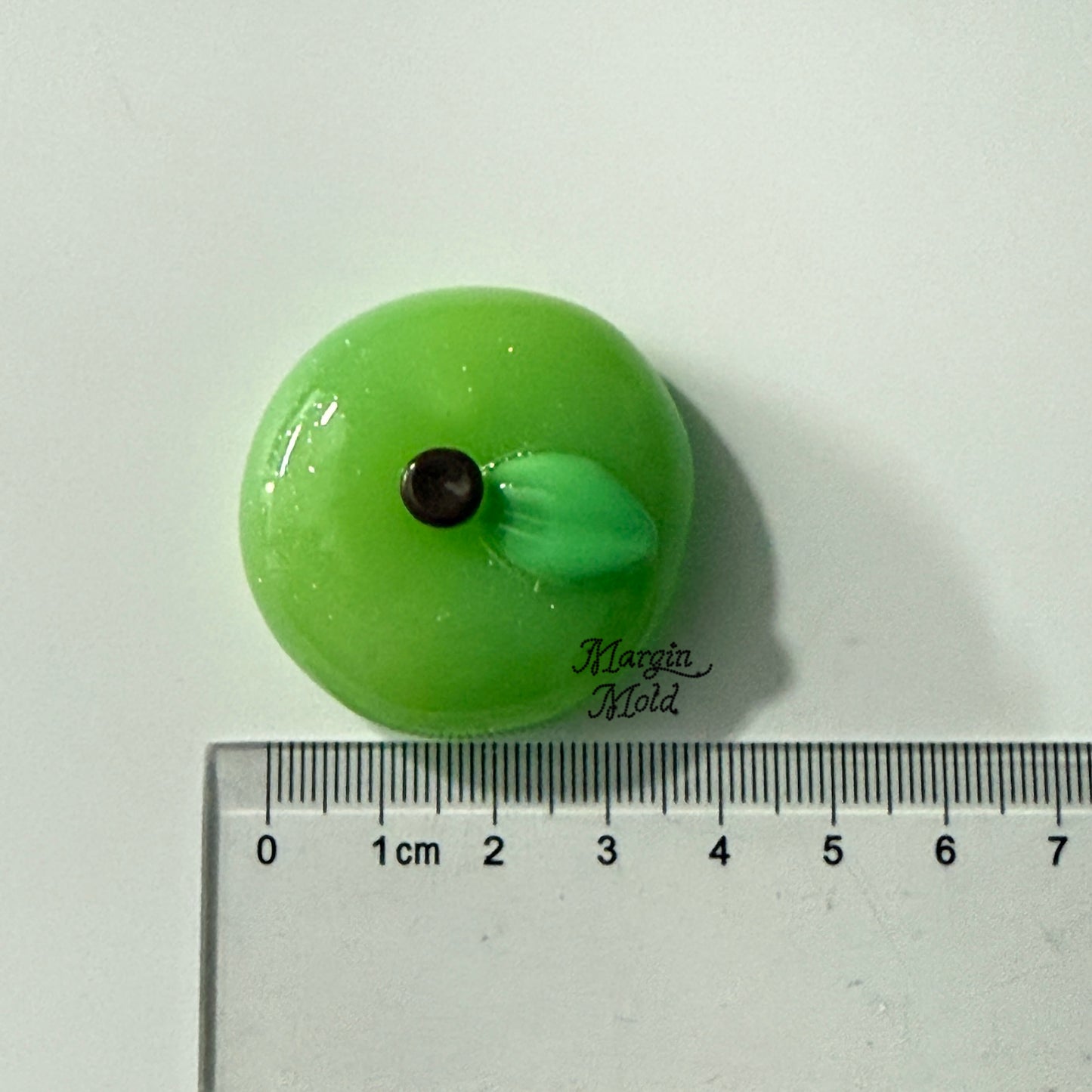 k156 apple dome mold, 3d printed, shiny