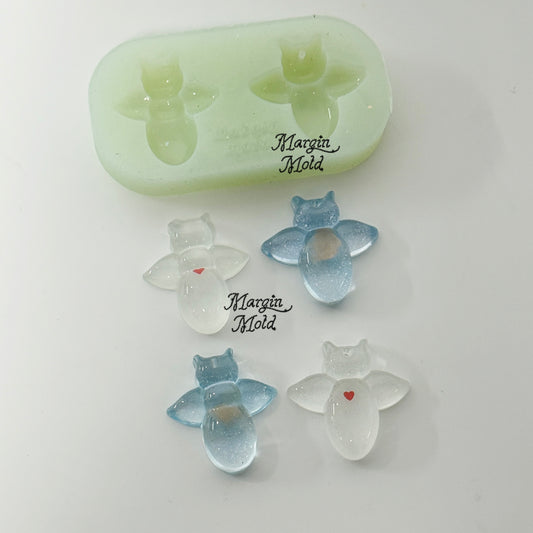 k165 sea angel mini mold, 3d printed, shiny