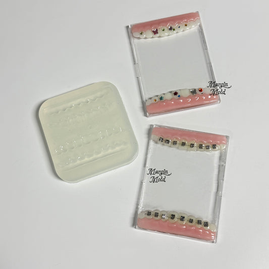 b138 bits mold tooth &gum bits mold, 3d print, shiny