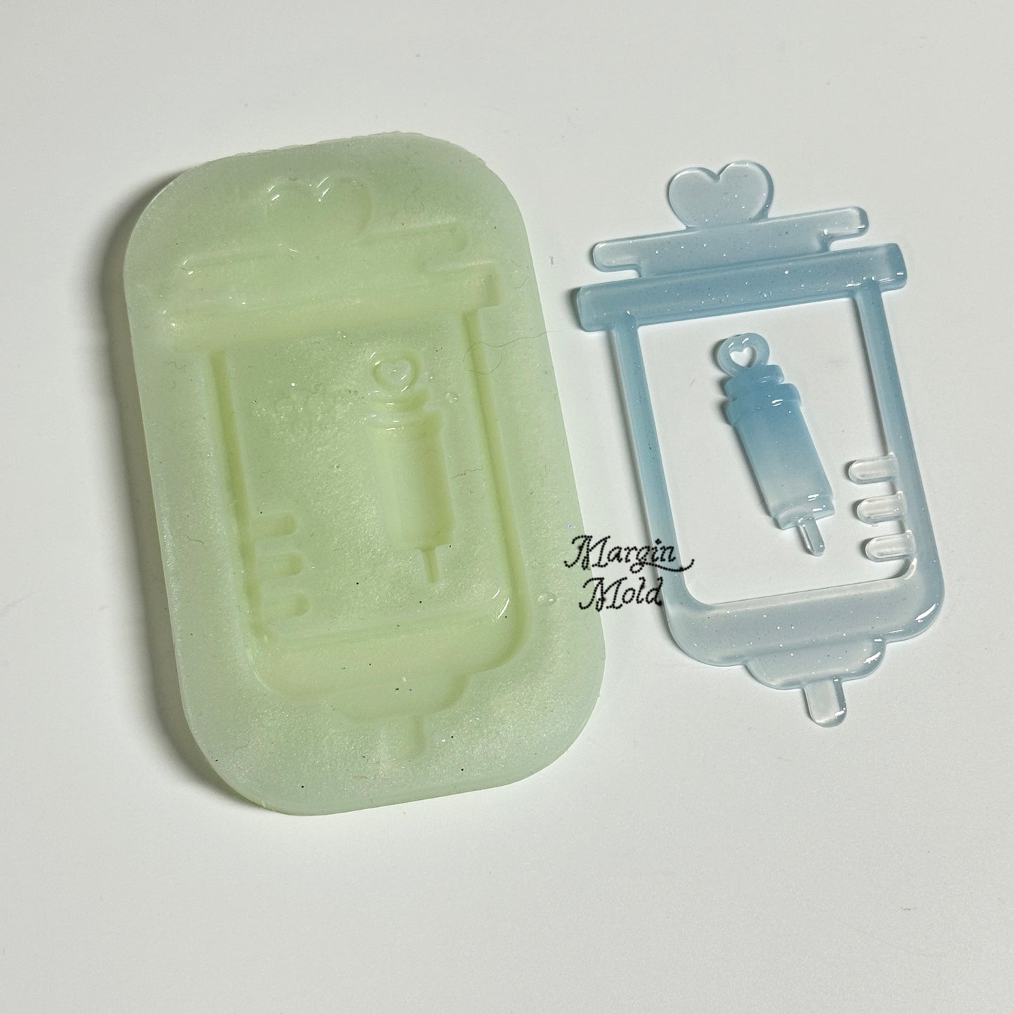 b140 bits mold syringe frame bits mold, 3d print, shiny