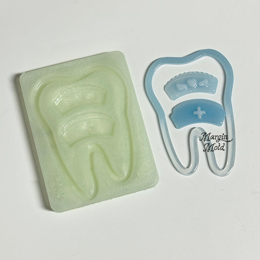 b139 bits mold tooth frame bits mold, 3d print, shiny