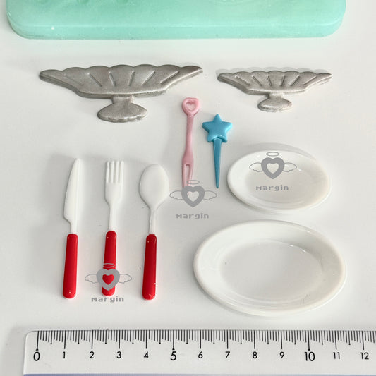 b090 bits mold dessert shop toploader bits, 3d print, shiny