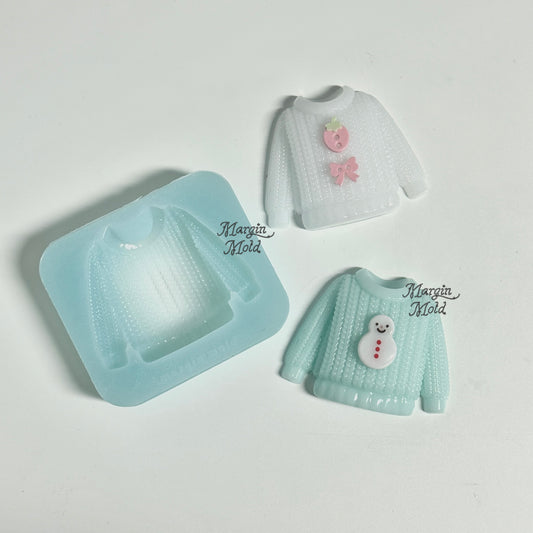 k198 sweater mold, 3d printed, shiny