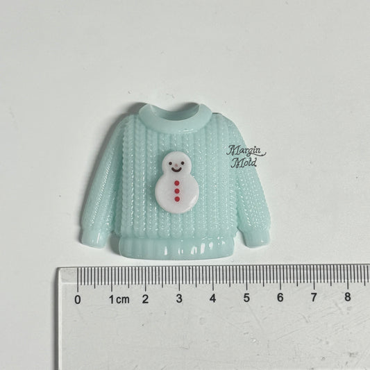 k198 sweater mold, 3d printed, shiny