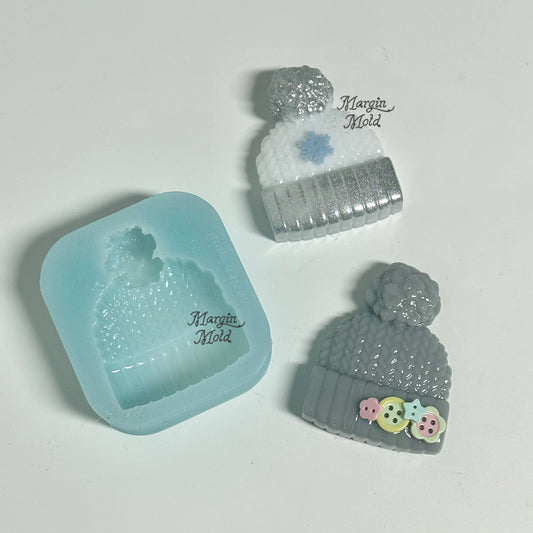 k197 knit beanie mold, 3d printed, shiny