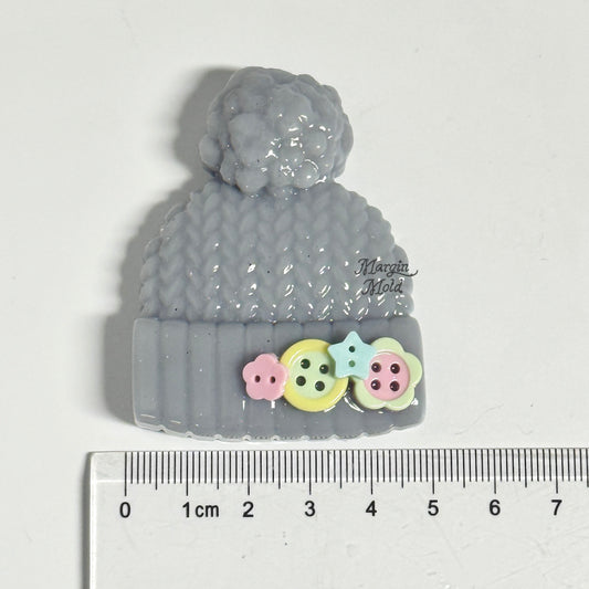 k197 knit beanie mold, 3d printed, shiny