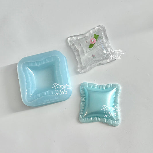 k103 puffy cushion mold, 3d printed, shiny