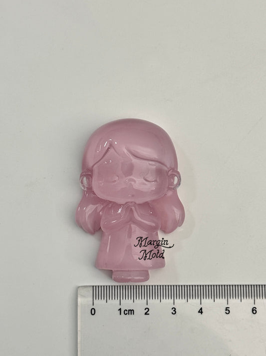 k203 angel baby girl mold, 3d printed, shiny