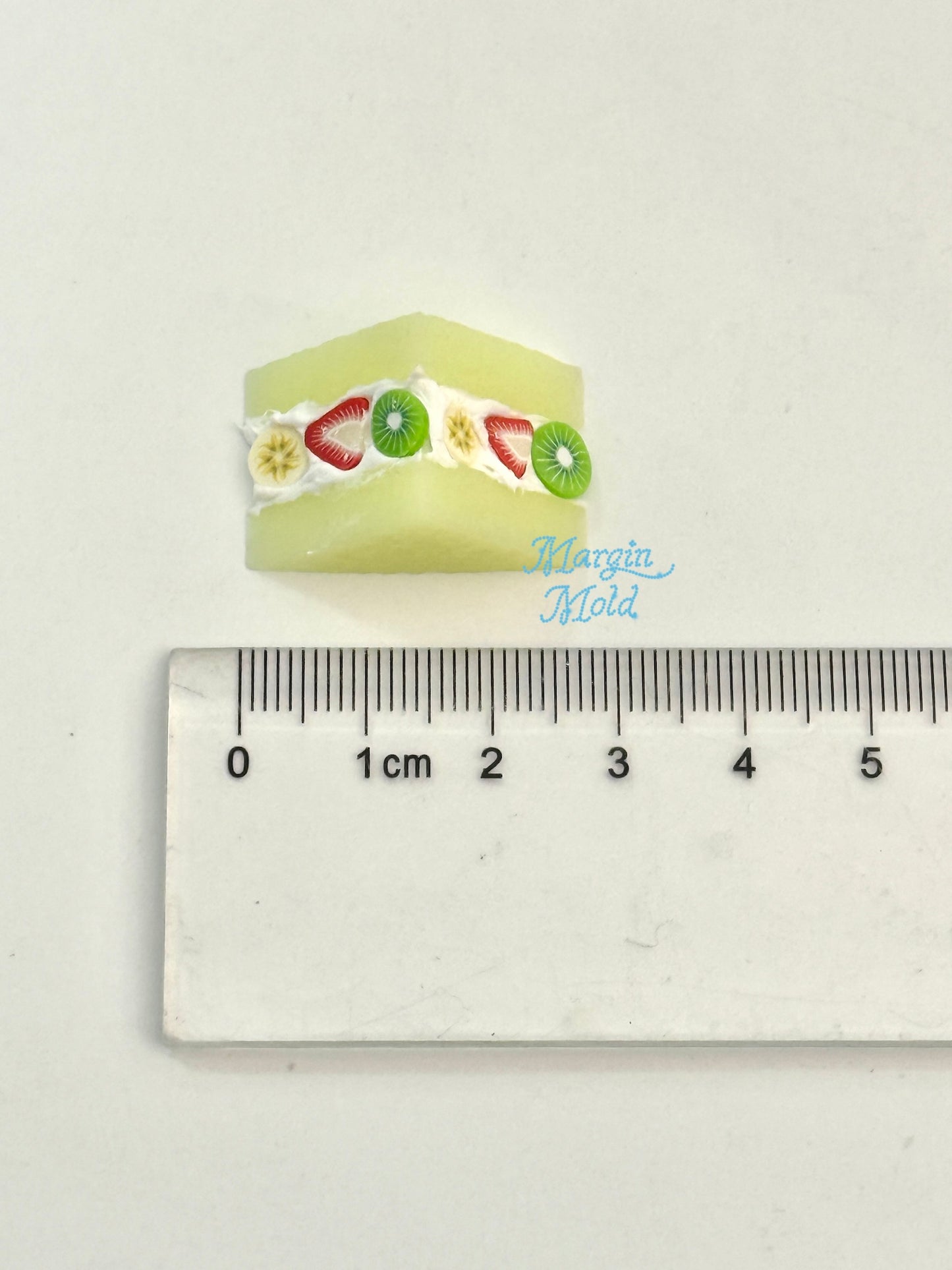 k218 k219 k220 k221 k222 mini crepe/swiss roll/sandwich/cake slice mold, 3d printed, matte