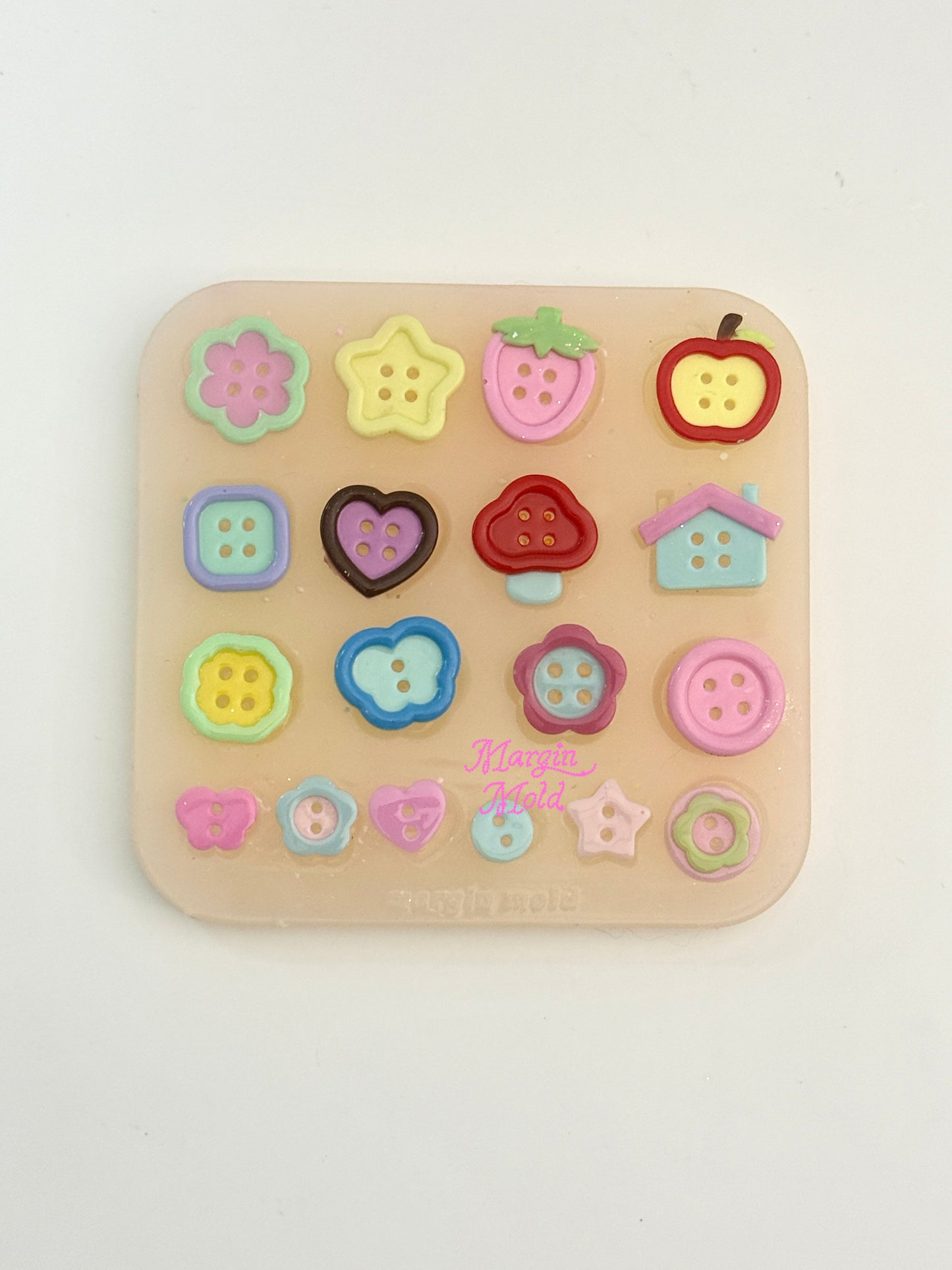 b164 bits medium buttons bits mold, 3d print, shiny