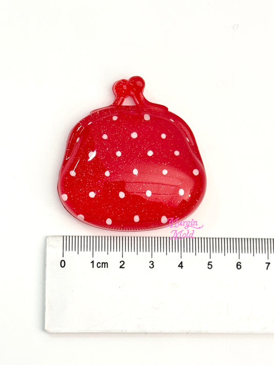 k240 Clasp Purse griptok mold, 3d printed, shiny