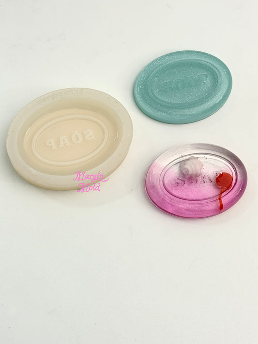 k238 soap A griptok mold, 3d printed, shiny