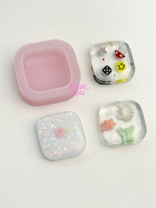 k232 square griptok mold, 3d printed, shiny