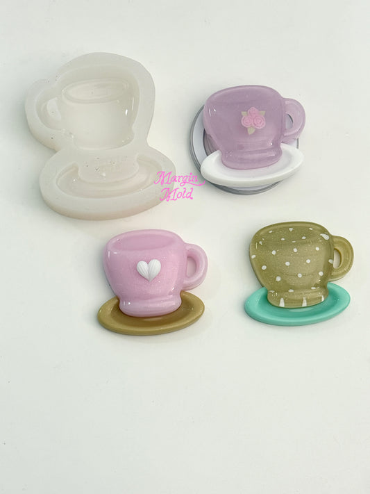 k242 mug cup griptok mold, 3d printed, shiny