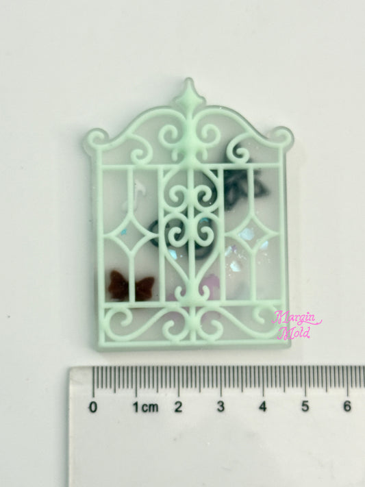 k227 antique garden fence griptok mold, 3d printed, matte