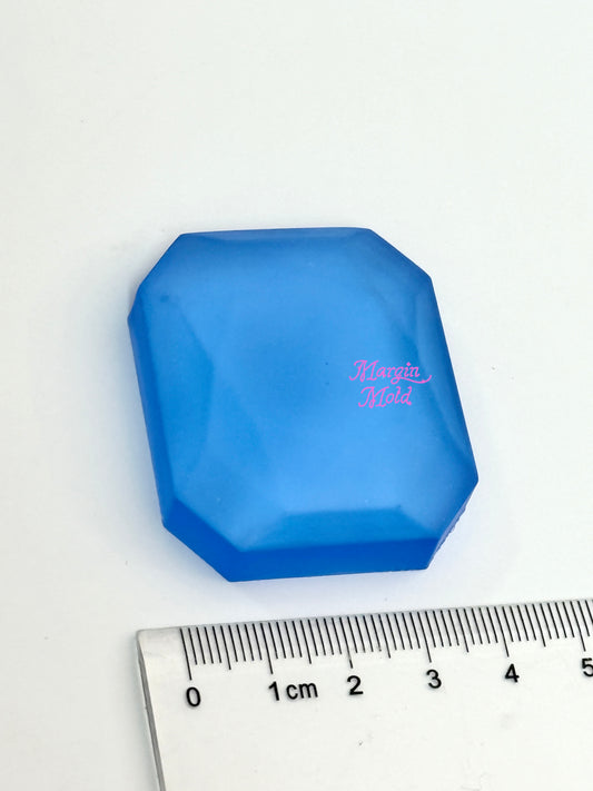 k228 Emerald Cut Diamond griptok mold, 3d printed, matte