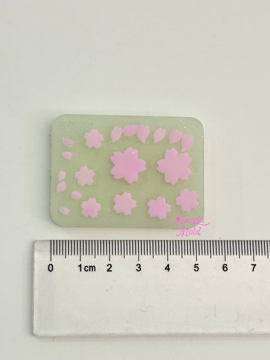 b157 b158 b159 b160 bits molds Japanese wagashi topping bits mold, 3d print, matte