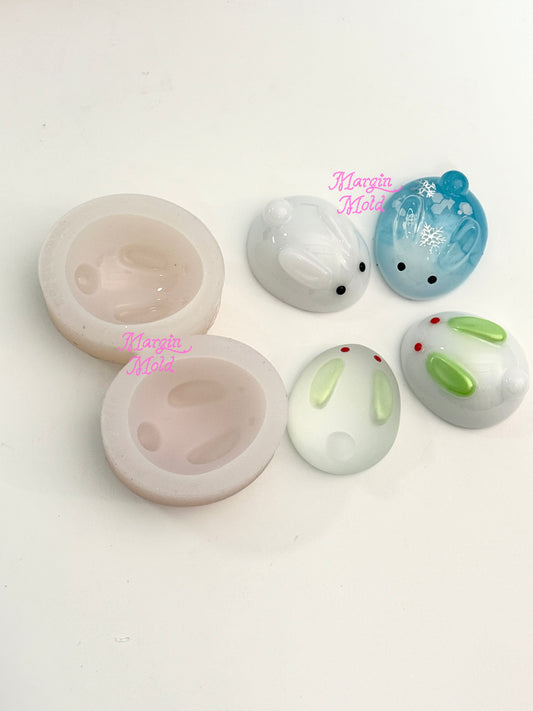 k229 k230 snow rabbit griptok mold, 3d printed, matte, shiny
