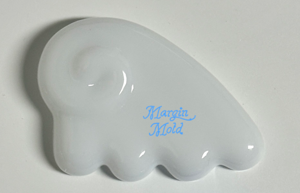 k177 k178 angel wing griptok mold C, 3d printed, shiny