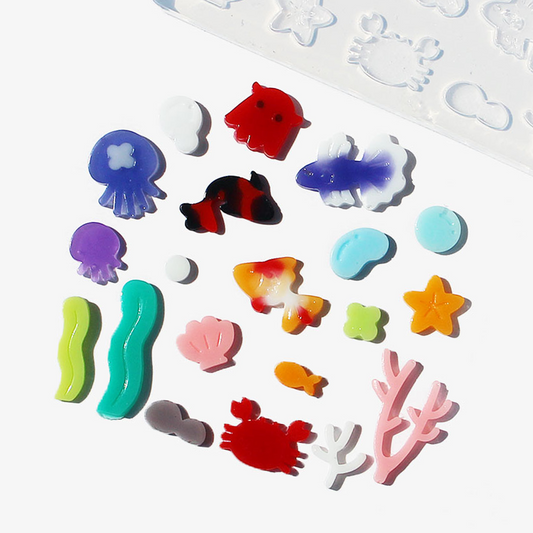 MF22 Mani Land sea animal bits mold