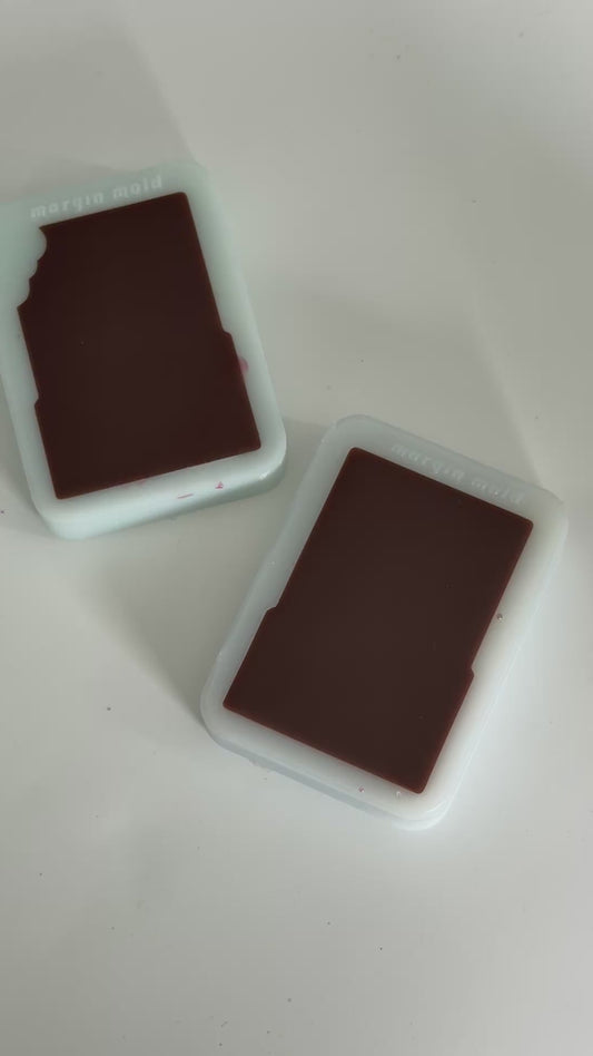 k130 k131 chocolate bar mold, 3d printed, shiny